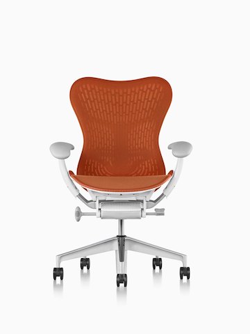 Orange Mirra 2 office chair.
