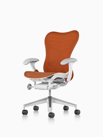 Orange Mirra 2 office chair. Select to go to the Mirra 2 Chairs product page. 